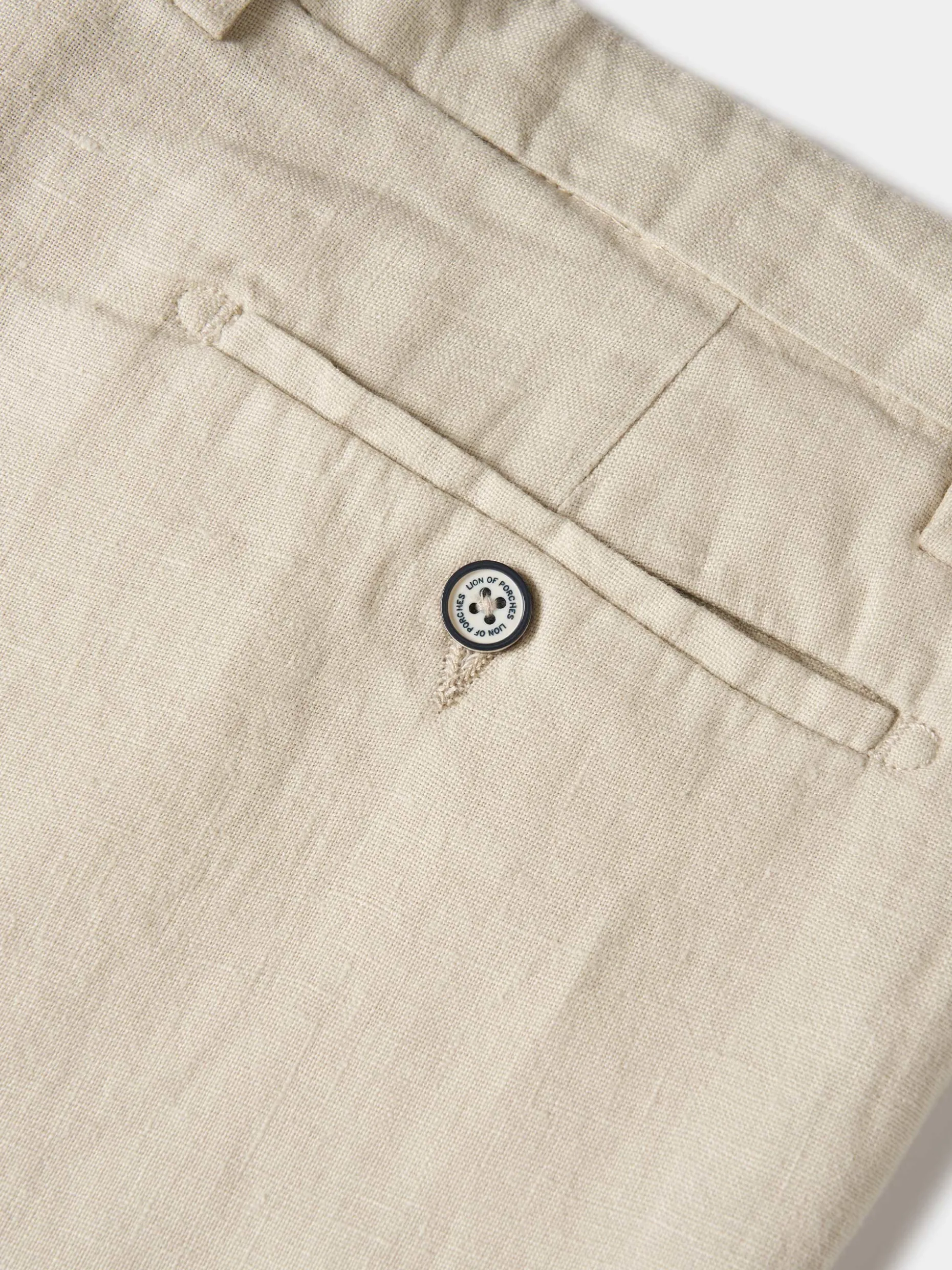 Bermudas 100% linho com bolsos