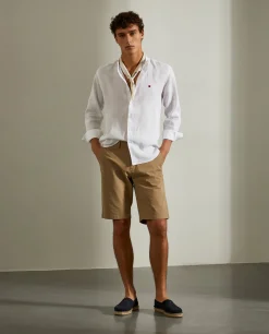 Bermudas chino para homem