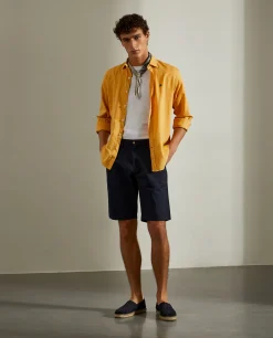 Bermudas chino para homem