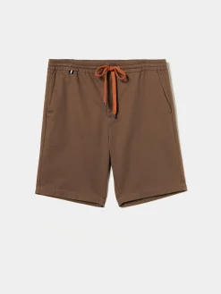 Bermudas com cinto elástico