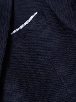 Blazer de algodão com bolsos