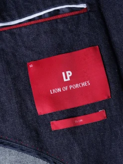 Blazer para homem slim fit denim com bolsos