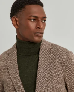 Blazer pied de poule slim fit