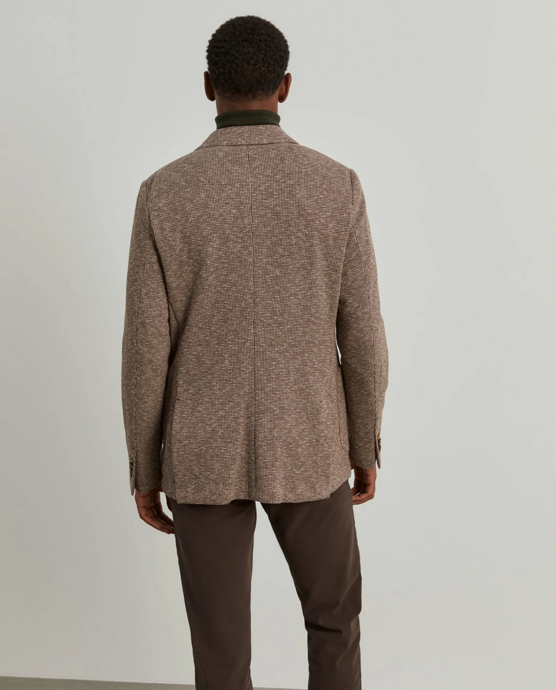 Blazer pied de poule slim fit