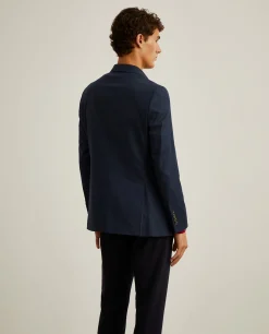 Blazer slim fit com bolsos