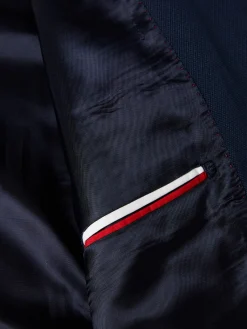 Blazer slim fit com bolsos