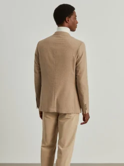 Blazer slim fit com lã