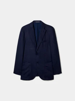 Blazer slim fit em linho