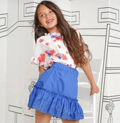 Blusa com Padrão Floral