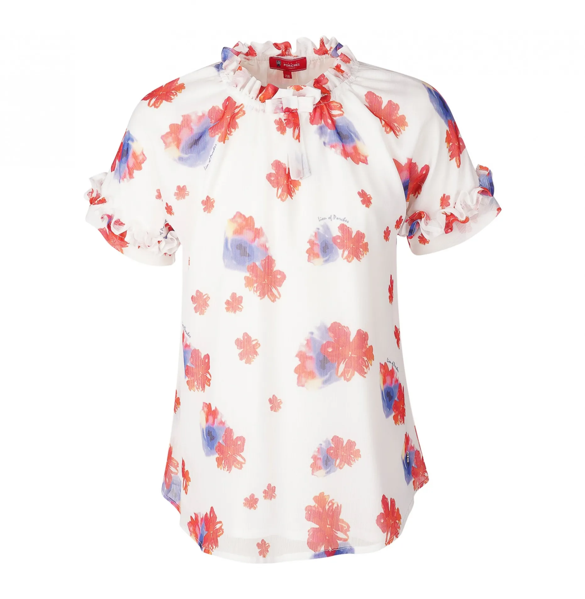 Blusa com Padrão Floral