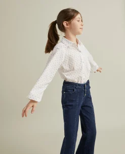 Blusa de algodão com micropadrão leões