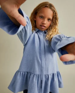 Blusa de manga comprida com folhos