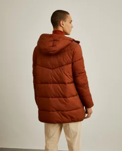 Blusão acolchoado com capuz