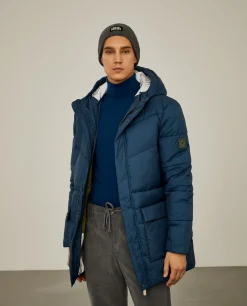 Blusão acolchoado com capuz