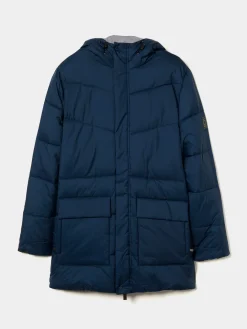 Blusão acolchoado com capuz