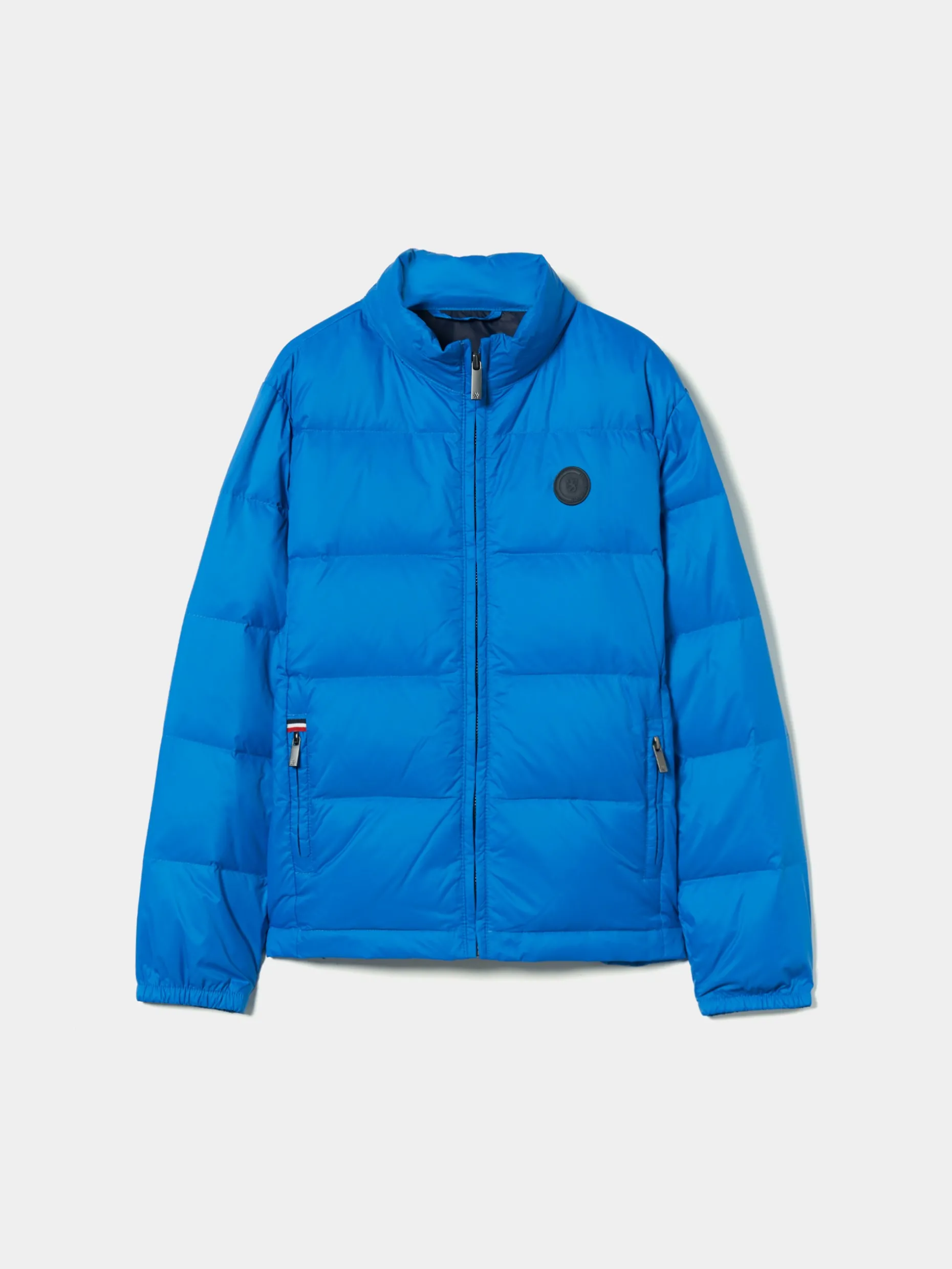 Blusão acolchoado com capuz embutido