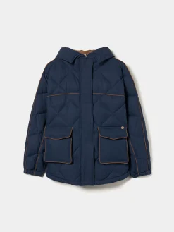 Blusão acolchoado com capuz