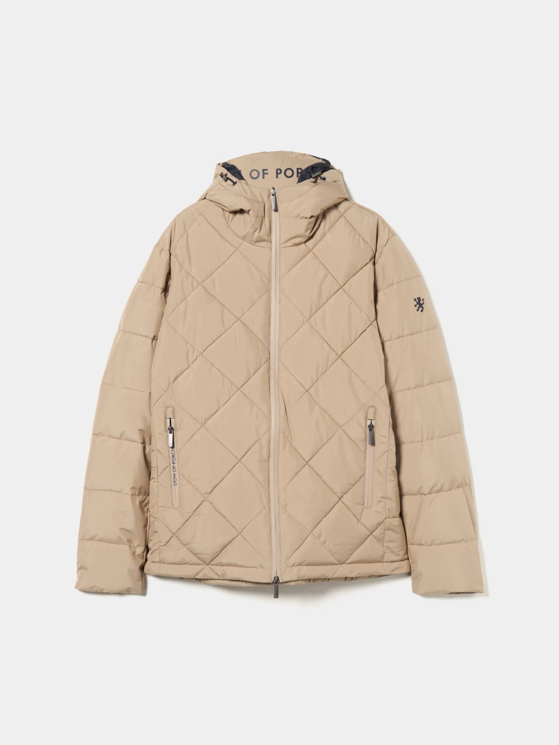 Blusão acolchoado com capuz