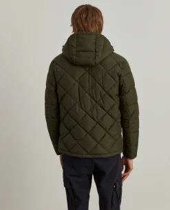 Blusão acolchoado com capuz