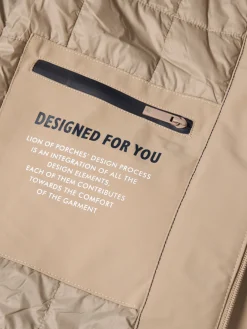 Blusão acolchoado com capuz