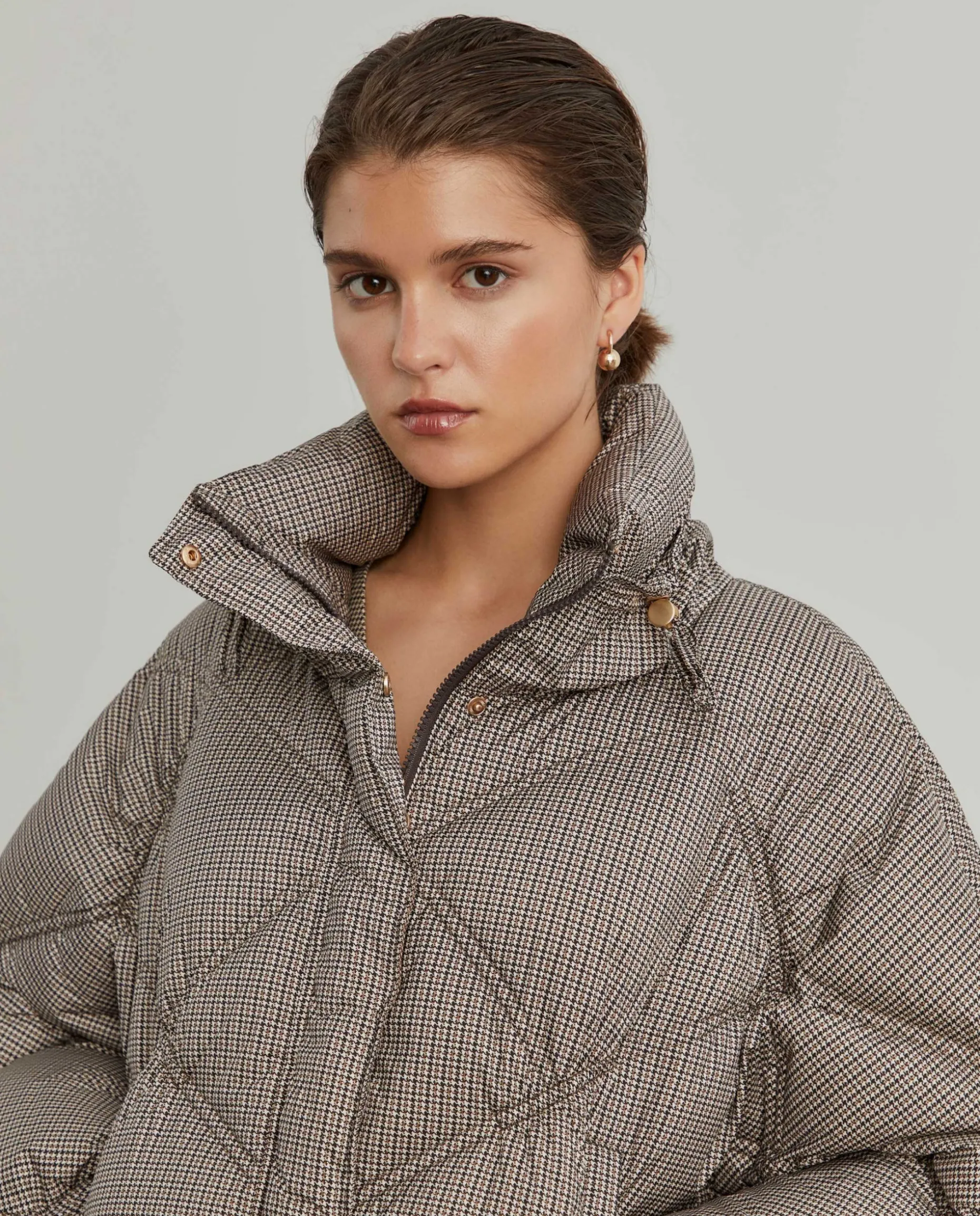 Blusão acolchoado curto