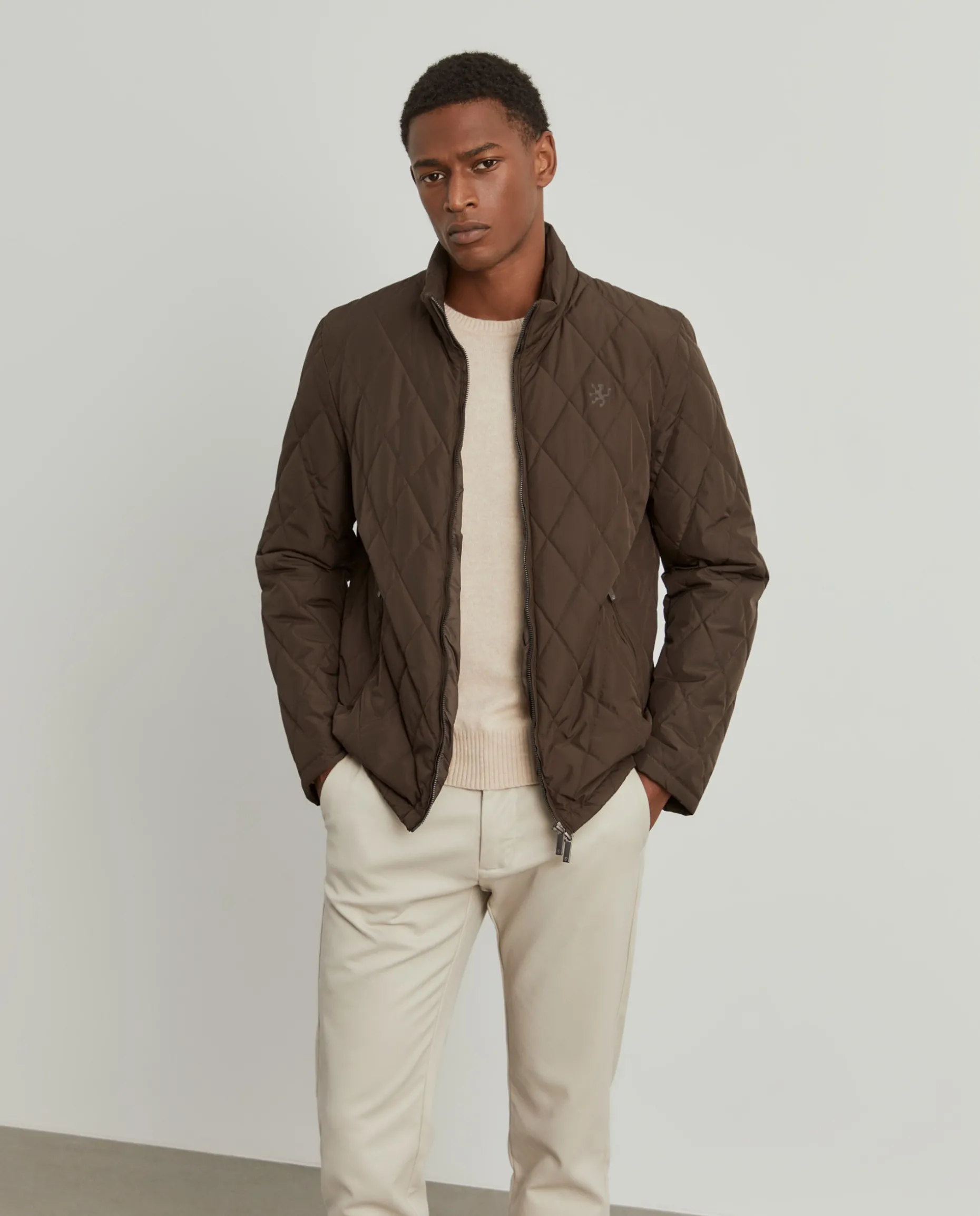 Blusão acolchoado repelente à água