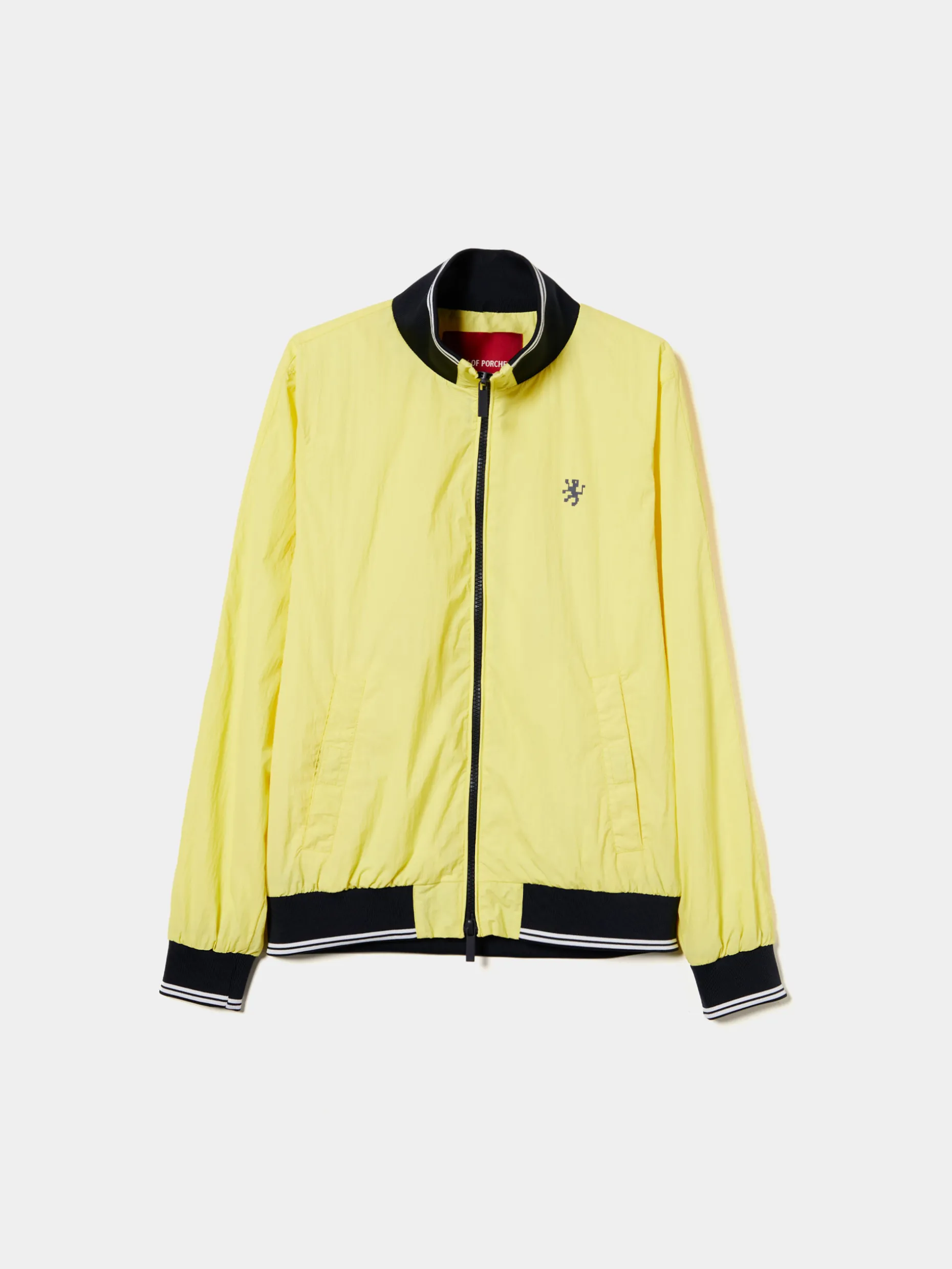 Blusão corta-vento em tecido técnico