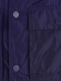 Blusão de tecido técnico com bolsos