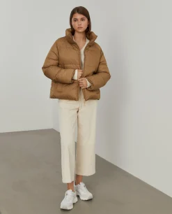 Blusão reversível acolchoado com monograma