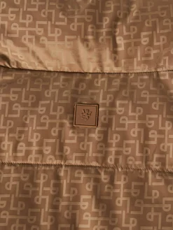 Blusão reversível acolchoado com monograma