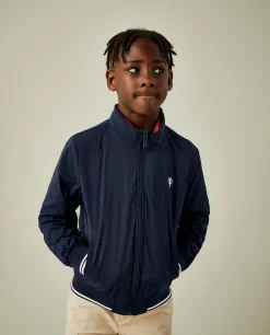 Blusão reversível combinado