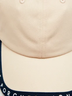 Boné de algodão com logotipo