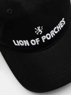 Boné de algodão com pala curva