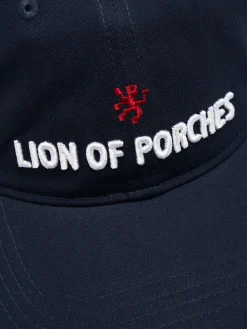 Boné de algodão com pala curva