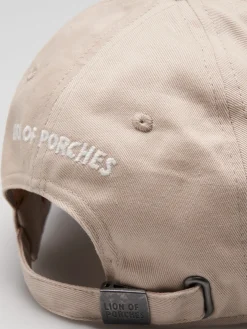 Boné de algodão com pala curva