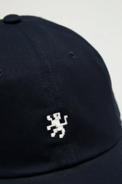 Boné de algodão com pala curva