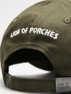 Boné de algodão com pala curva