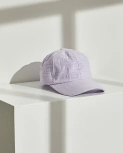 Boné para mulher com pala curva e monograma e logótipo