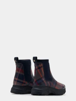 Botas chelsea xadrez