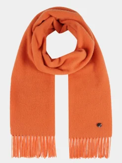 Cachecol em lã e caxemira com franjas