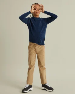 Calças bombazine com cordão