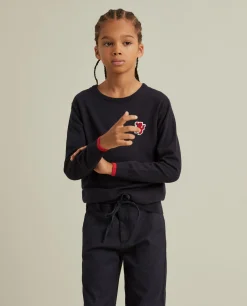 Calças bombazine com cordão