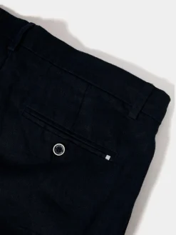 Calças chino em linho com cordão