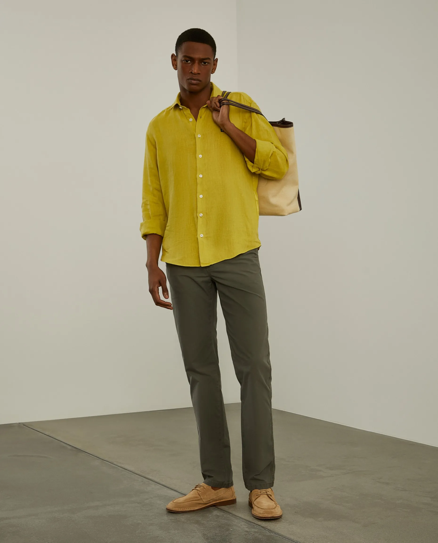 Calças chino regular fit