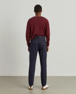 Calças chino regular fit com cordão