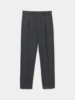 Calças chino regular fit com cordão