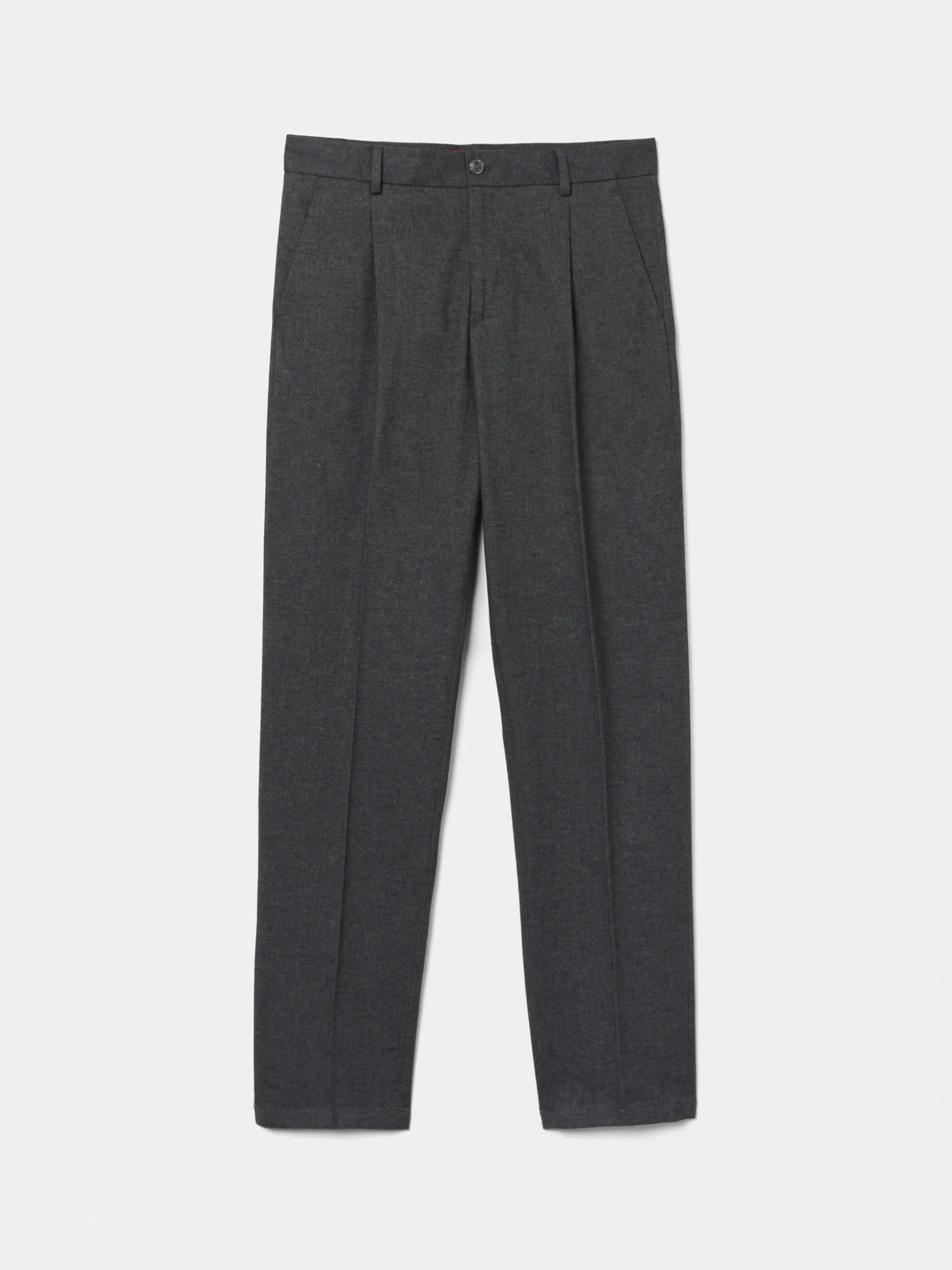 Calças chino regular fit com cordão