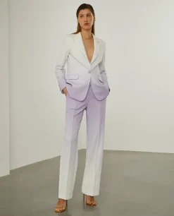 Calças clássicas com degradé