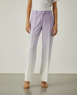 Calças clássicas com degradé