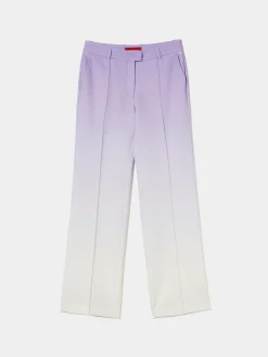 Calças clássicas com degradé